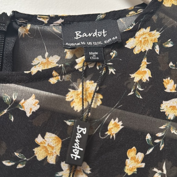 Bardot Poppy Print Mini Dress - New With Tags NWT! - Picture 5 of 12